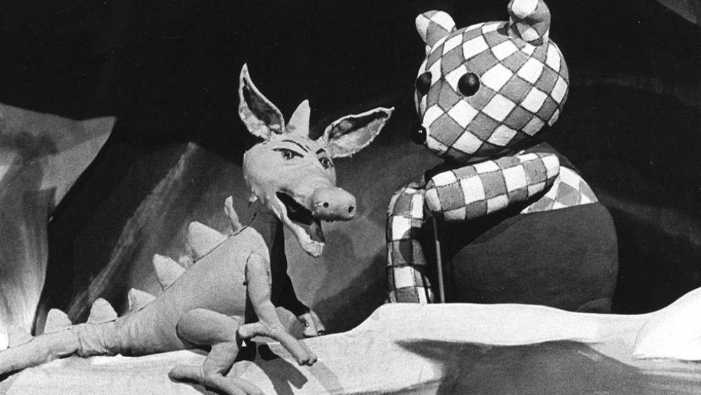 Historien om bamsebjørnen og den lille drage
